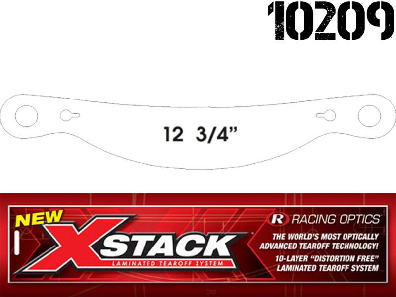 Racing Optics 10209C XStack Clear Tearoffs For Simpson and Impact - Image 2