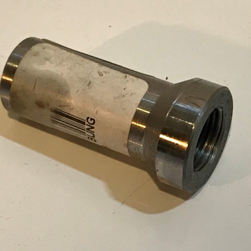 Step Race Round Bungs Right Hand Thread For 3/8" Heim Joint For 1" Diameter 0.095" Wall Tube